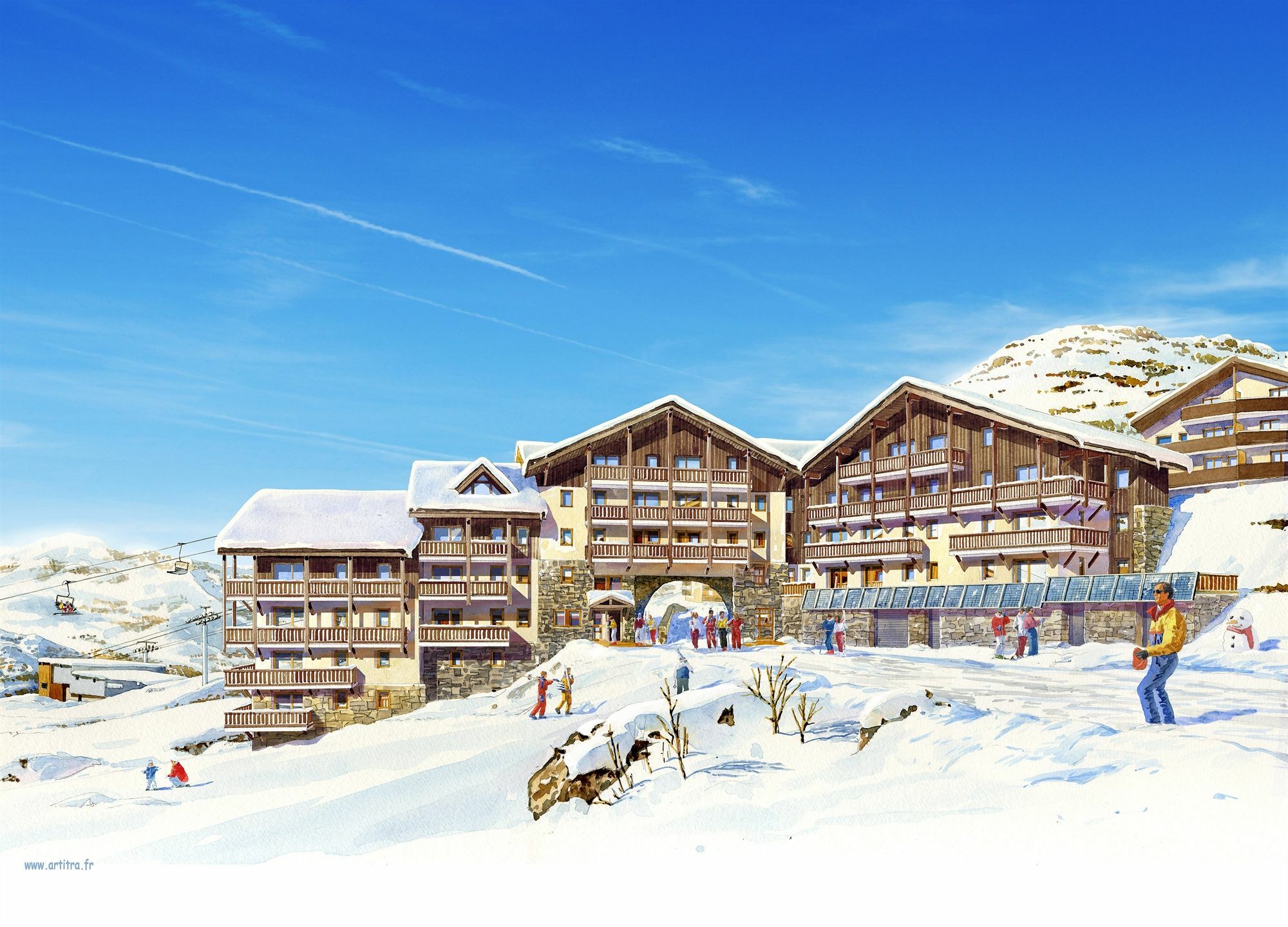 Residence Montana Plein Sud Val Thorens Exterior photo
